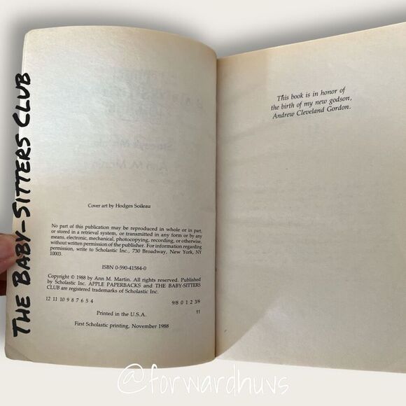 Bundle Sale 3 for $15 | The Baby-Sitters Club | Book #18 | Vintage 1988 | READ - Picture 9 of 11